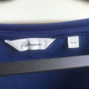 Blue tunic top sleeveless